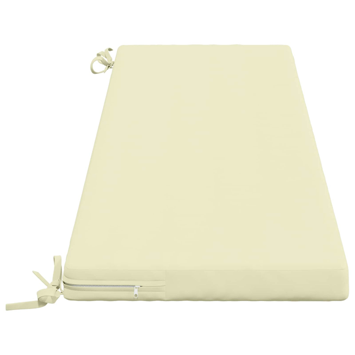 vidaXL Bench Cushion SOEST 100% Polyester Cream 150 x 40 x 5 cm