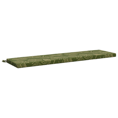 vidaXL 2-Piece Bench Cushions SOEST 2 pcs 100% Polyester Leaf Design