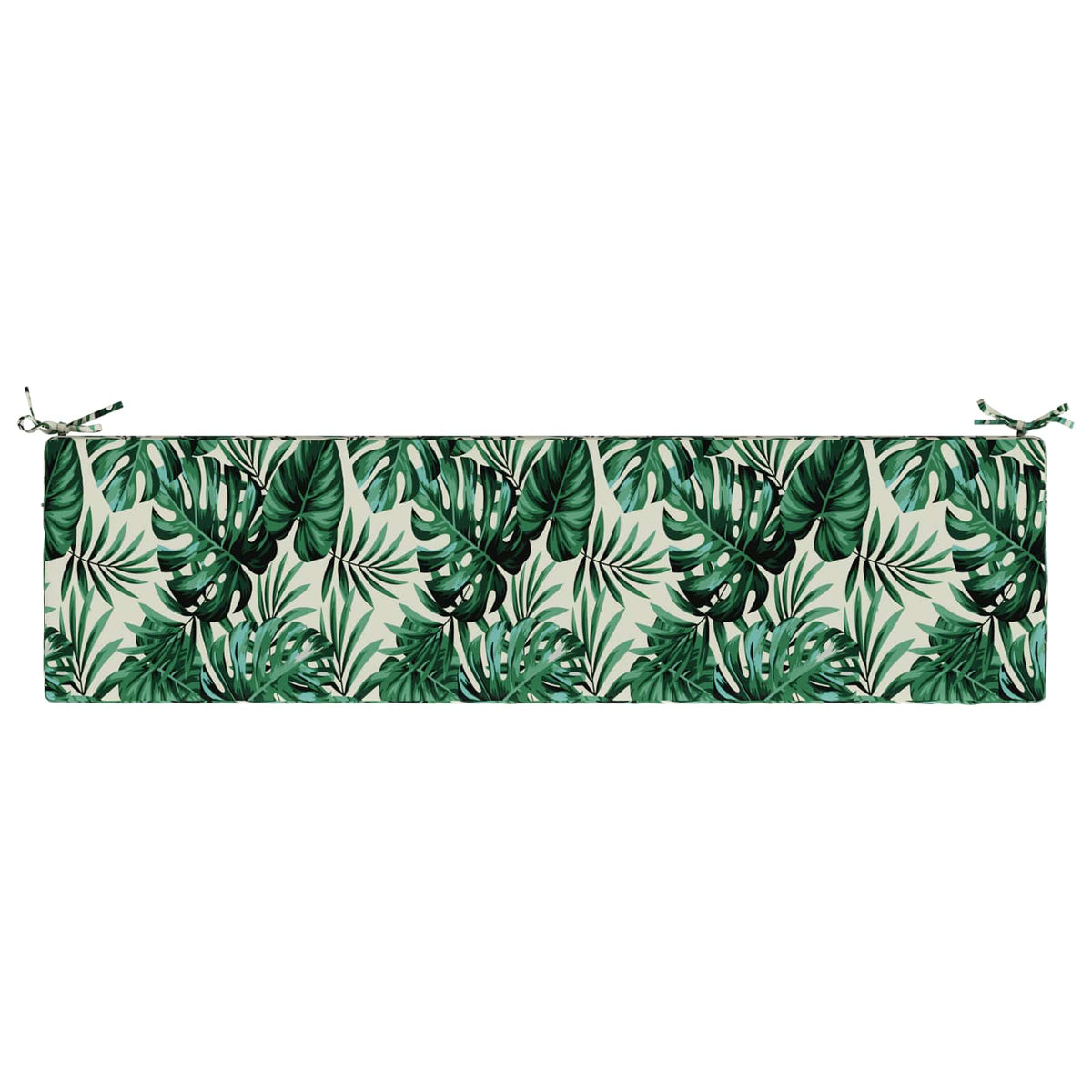 vidaXL Bench Cushion SOEST 100% Polyester Leaf Pattern 150 x 40 x 5 cm
