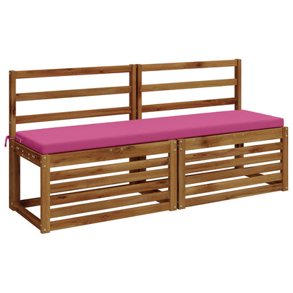 vidaXL Bench Cushion SOEST 100% Polyester Pink 150 x 40 x 5 cm