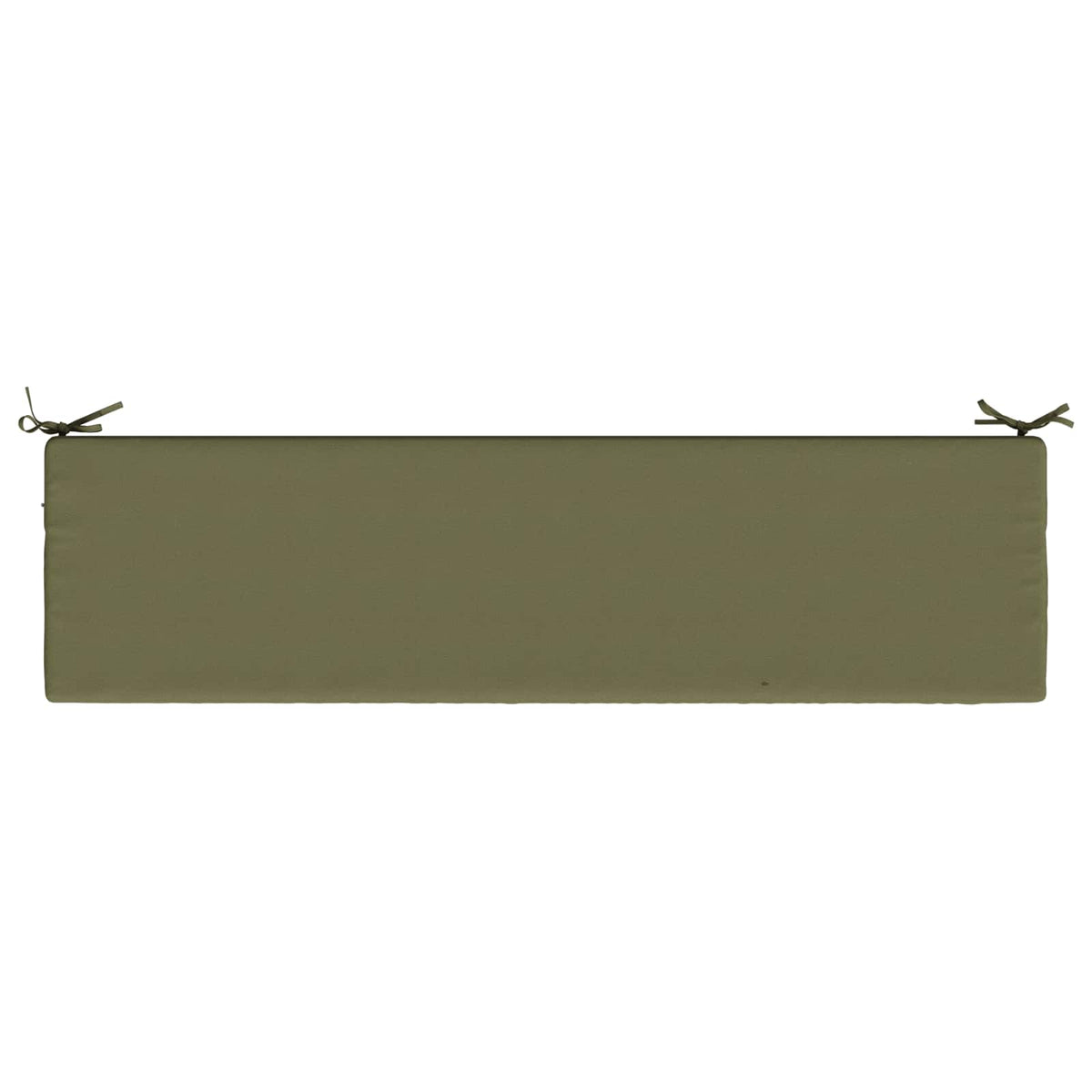 vidaXL Bench Cushion SOEST 100% Polyester Olive Green 160 x 40 x 5 cm