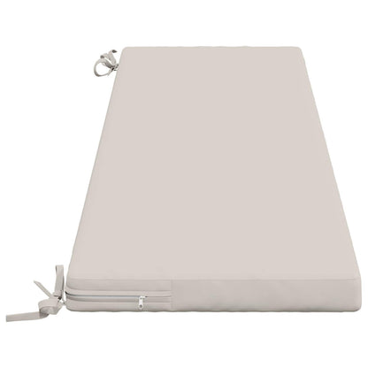 vidaXL 2-Piece Bench Cushions SOEST 2 pcs 100% Polyester White