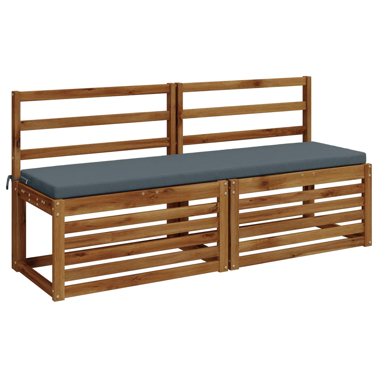 vidaXL Bench Cushion SOEST 100% Polyester Blue 160 x 40 x 5 cm