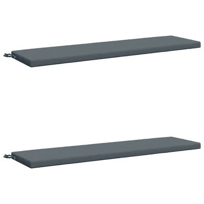 vidaXL 2-Piece Bench Cushions SOEST 2 pcs 100% Polyester Blue
