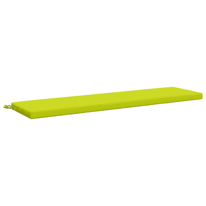 vidaXL Bench Cushion SOEST 100% Polyester Bright Green 160 x 40 x 5 cm