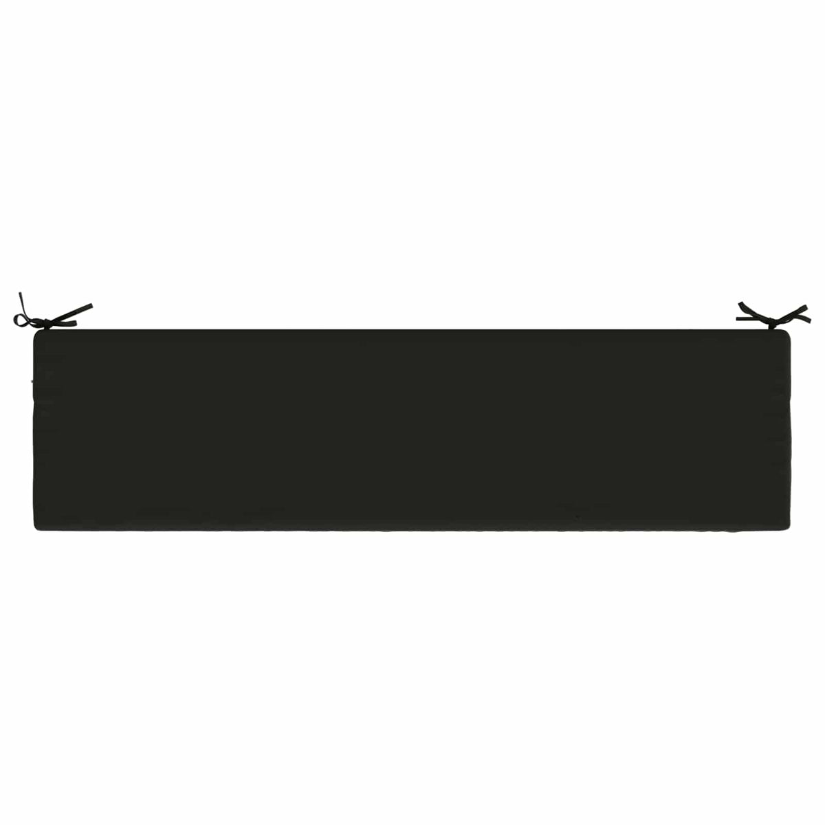vidaXL 2-Piece Bench Cushions SOEST 2 pcs 100% Polyester Black