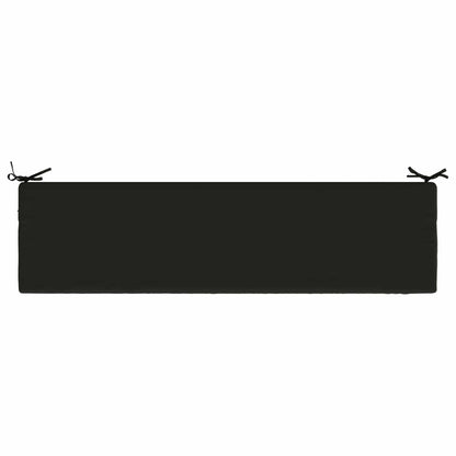 vidaXL 2-Piece Bench Cushions SOEST 2 pcs 100% Polyester Black