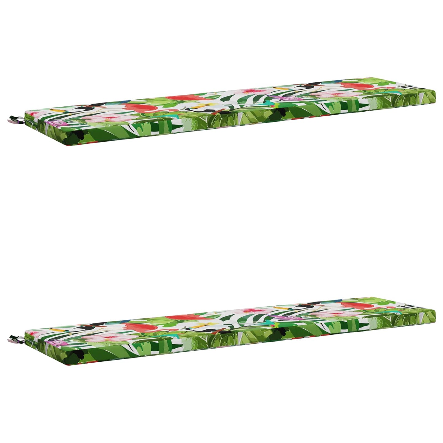 vidaXL 2-Piece Bench Cushions SOEST 2 pcs 100% Polyester Multicolour