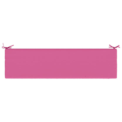 vidaXL Bench Cushion SOEST 100% Polyester Pink 160 x 40 x 5 cm