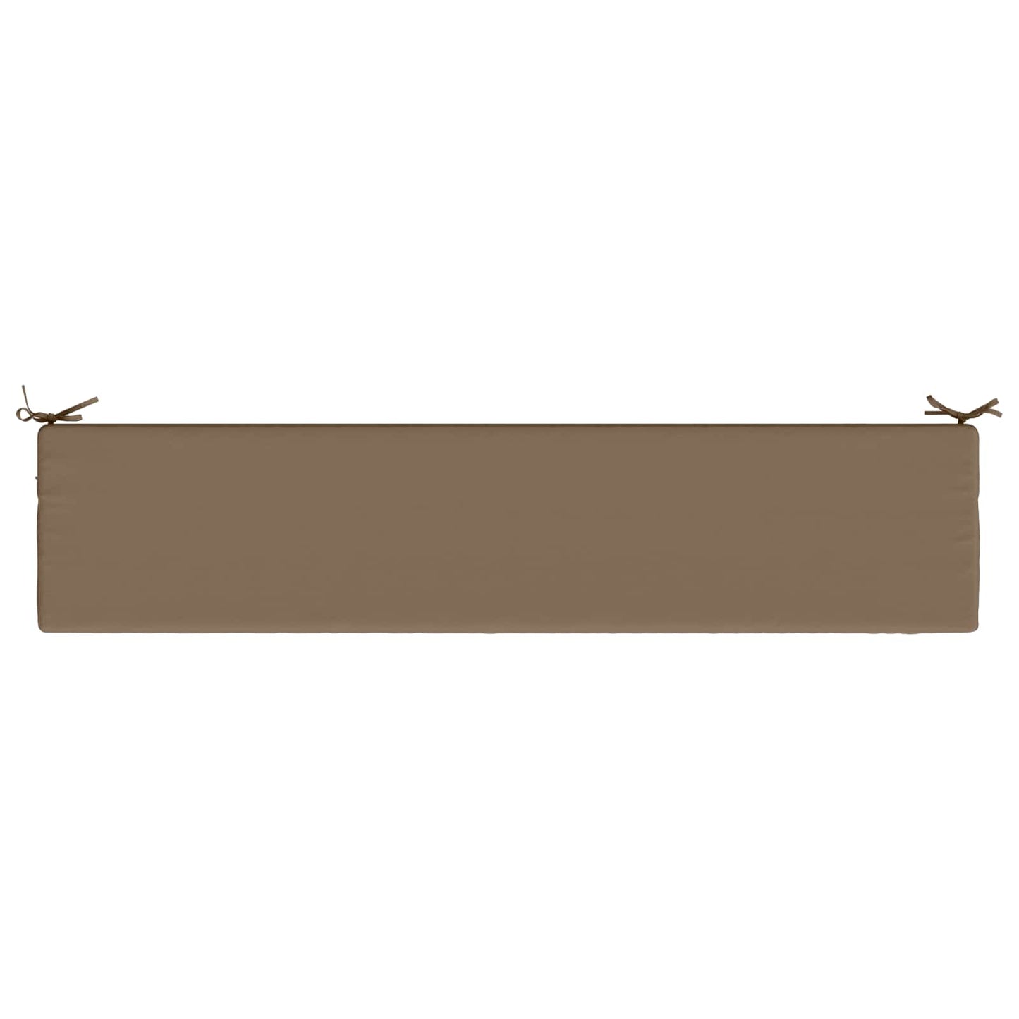 vidaXL 2-Piece Bench Cushions SOEST 2 pcs 100% Polyester Taupe
