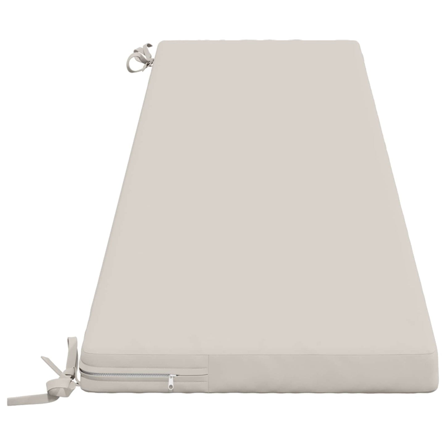 vidaXL 2-Piece Bench Cushions SOEST 2 pcs 100% Polyester White