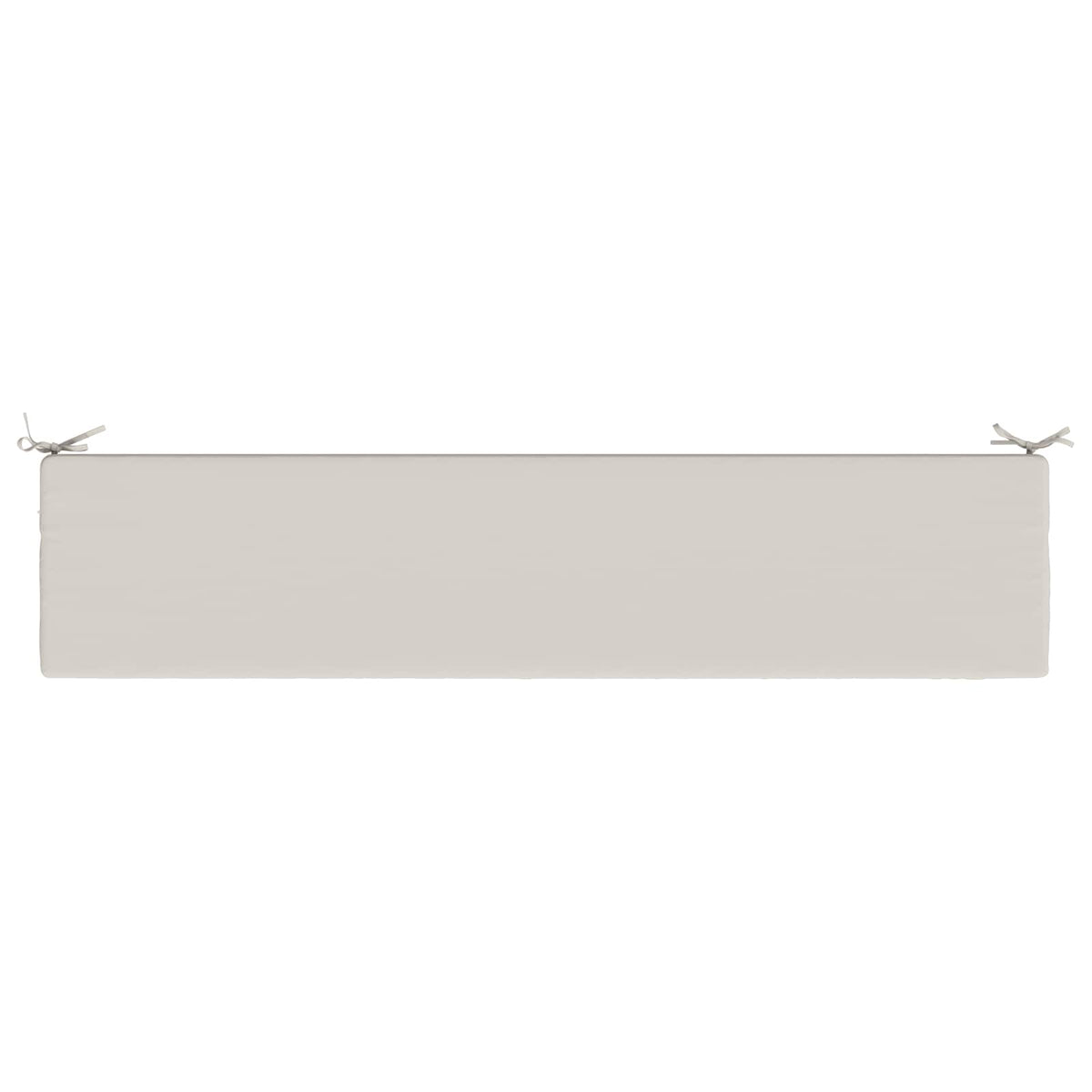 vidaXL 2-Piece Bench Cushions SOEST 2 pcs 100% Polyester White