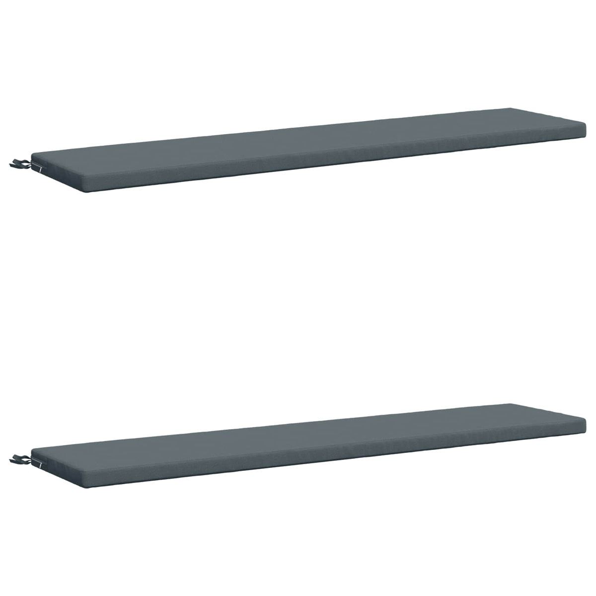vidaXL 2-Piece Bench Cushions SOEST 2 pcs 100% Polyester Blue