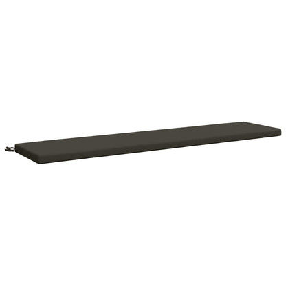 vidaXL 2-Piece Bench Cushions SOEST 2 pcs 100% Polyester Anthracite