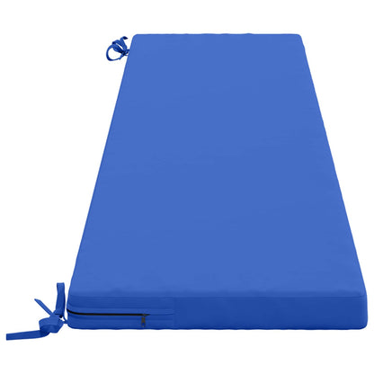 vidaXL 2-Piece Bench Cushions SOEST 2 pcs 100% Polyester Royal Blue