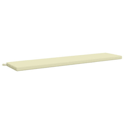 vidaXL Bench Cushion SOEST 100% Polyester Cream 170 x 40 x 5 cm