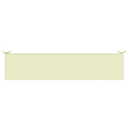 vidaXL Bench Cushion SOEST 100% Polyester Cream 170 x 40 x 5 cm