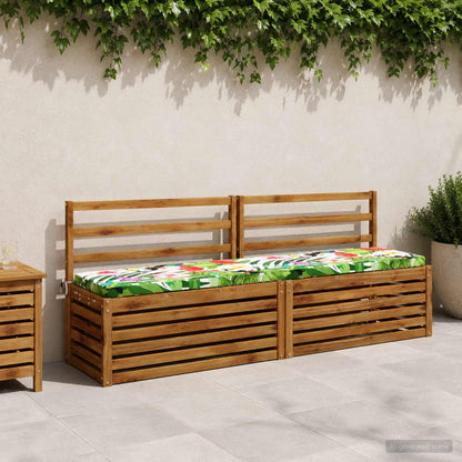 vidaXL 2-Piece Bench Cushions SOEST 2 pcs 100% Polyester Multicolour