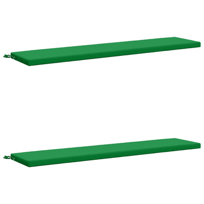 vidaXL 2-Piece Bench Cushions SOEST 2 pcs 100% Polyester Green