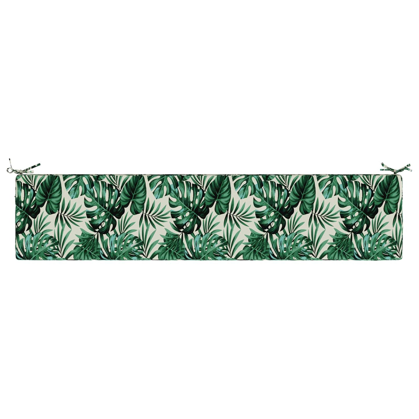 vidaXL Bench Cushion SOEST 100% Polyester Leaf Pattern 170 x 40 x 5 cm