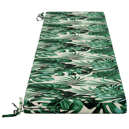 vidaXL 2-Piece Bench Cushions SOEST 2 pcs 100% Polyester Leaf Pattern