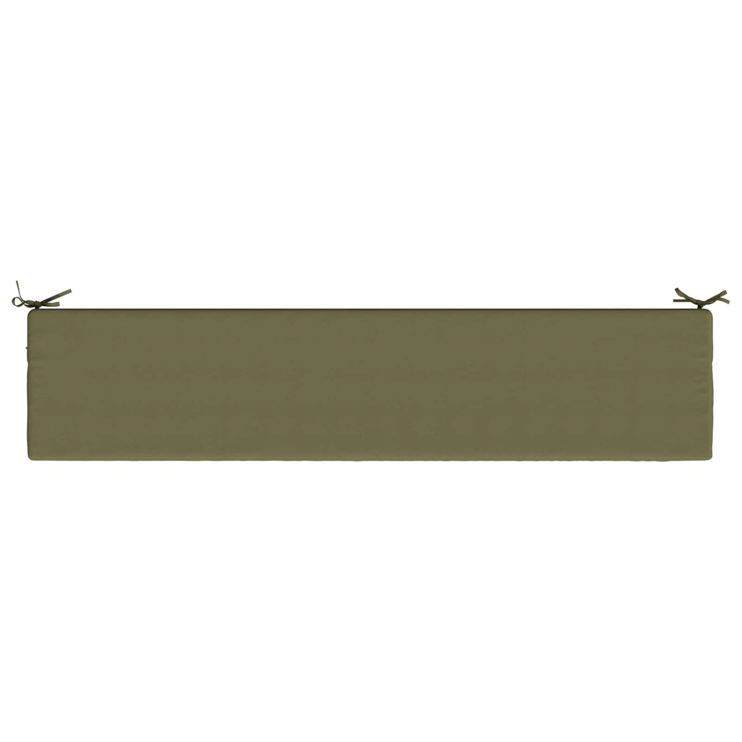 vidaXL Bench Cushion SOEST 100% Polyester Olive Green 180 x 40 x 5 cm