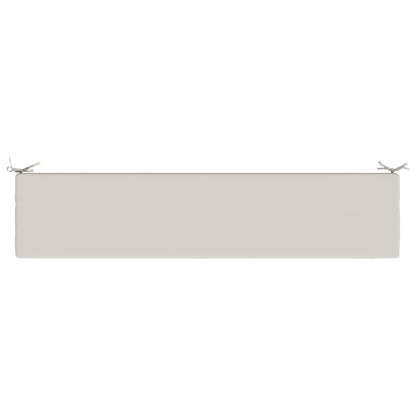 vidaXL Bench Cushion SOEST 100% Polyester White 180 x 40 x 5 cm