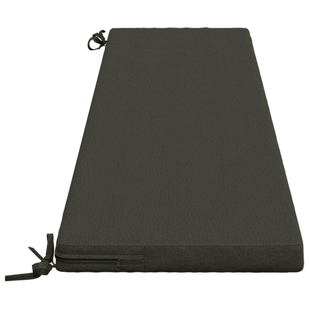 vidaXL Bench Cushion SOEST 100% Polyester Anthracite 180 x 40 x 5 cm