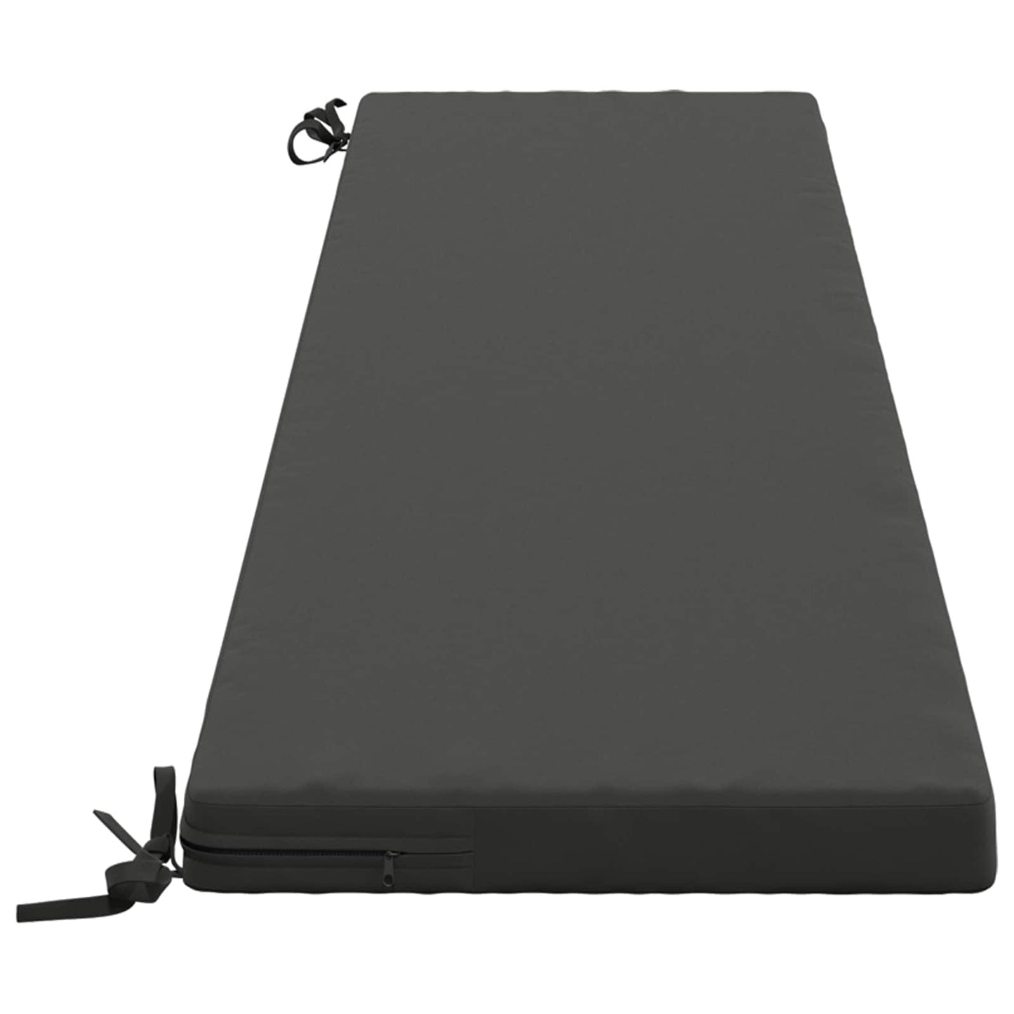vidaXL Bench Cushion SOEST 100% Polyester Anthracite 180 x 40 x 5 cm