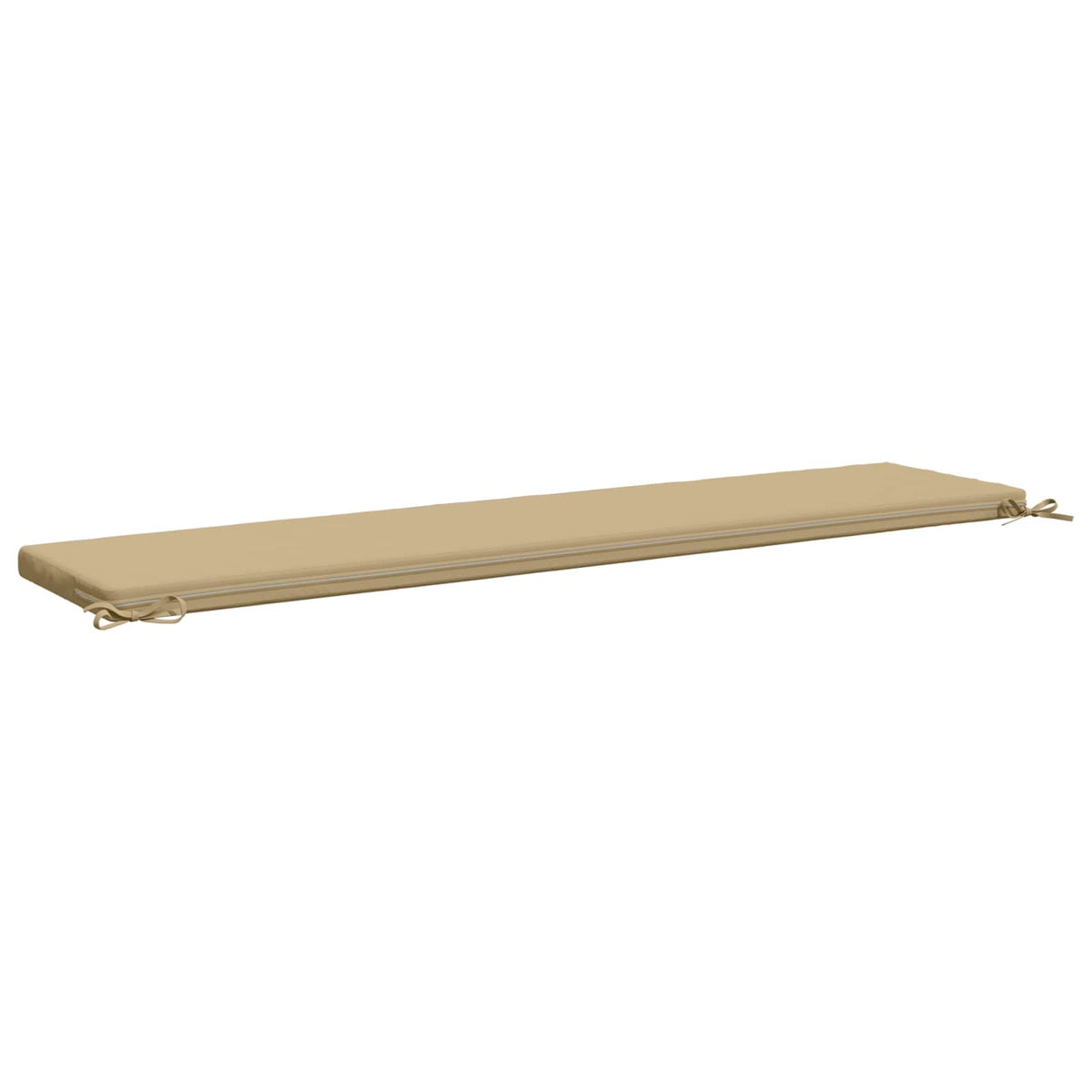 vidaXL Bench Cushion SOEST 100% Polyester Beige 180 x 40 x 5 cm
