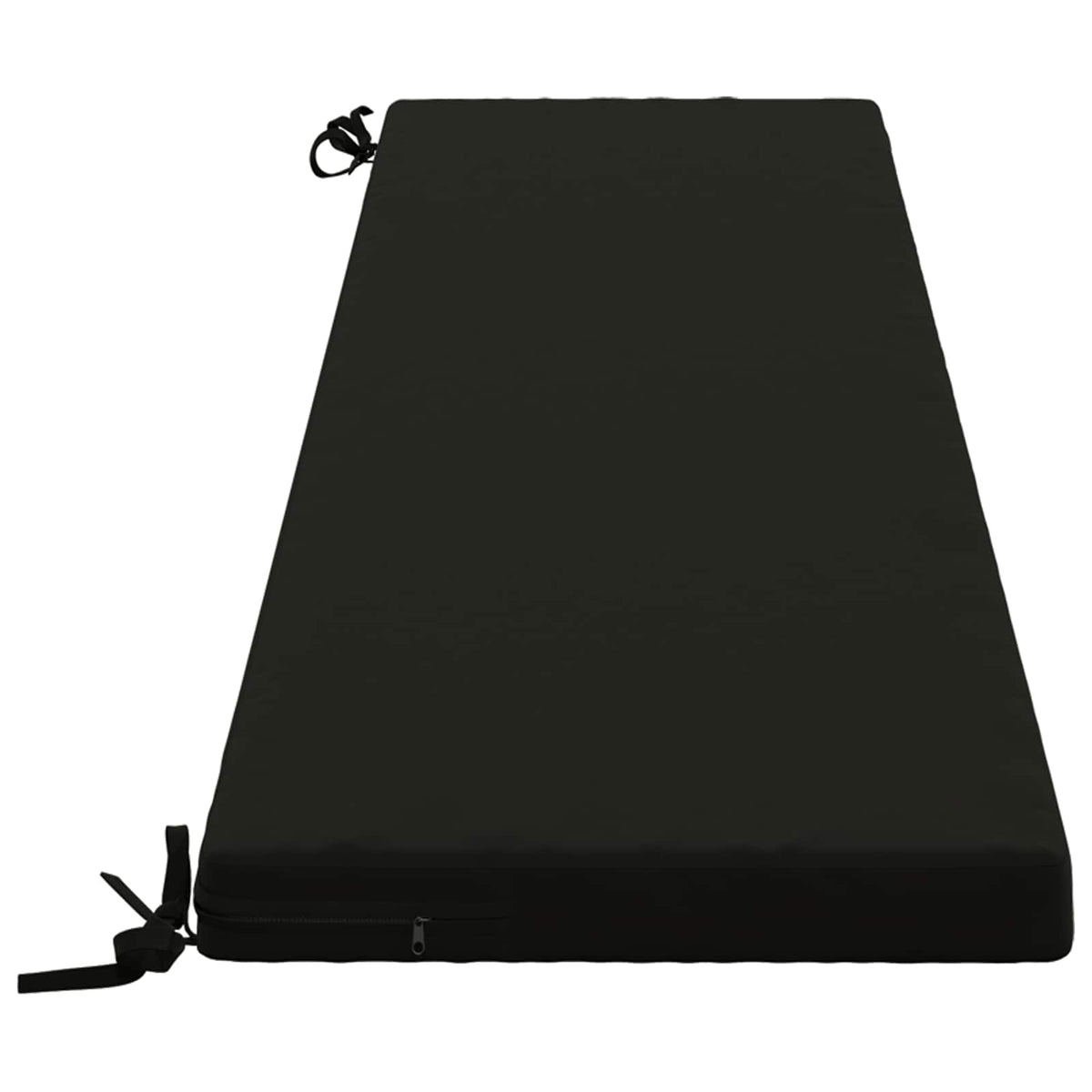 vidaXL 2-Piece Bench Cushions SOEST 2 pcs 100% Polyester Black