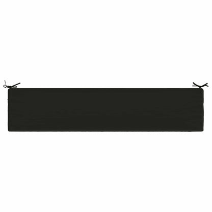 vidaXL 2-Piece Bench Cushions SOEST 2 pcs 100% Polyester Black