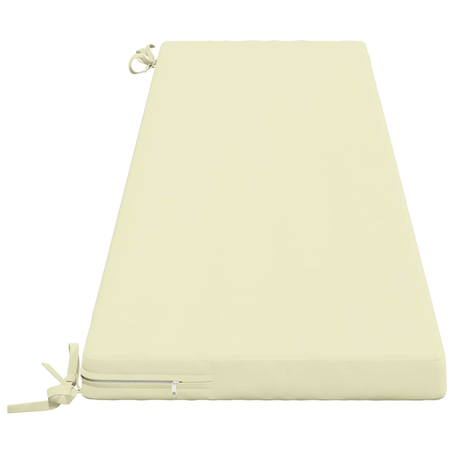 vidaXL Bench Cushion SOEST 100% Polyester Cream 180 x 40 x 5 cm
