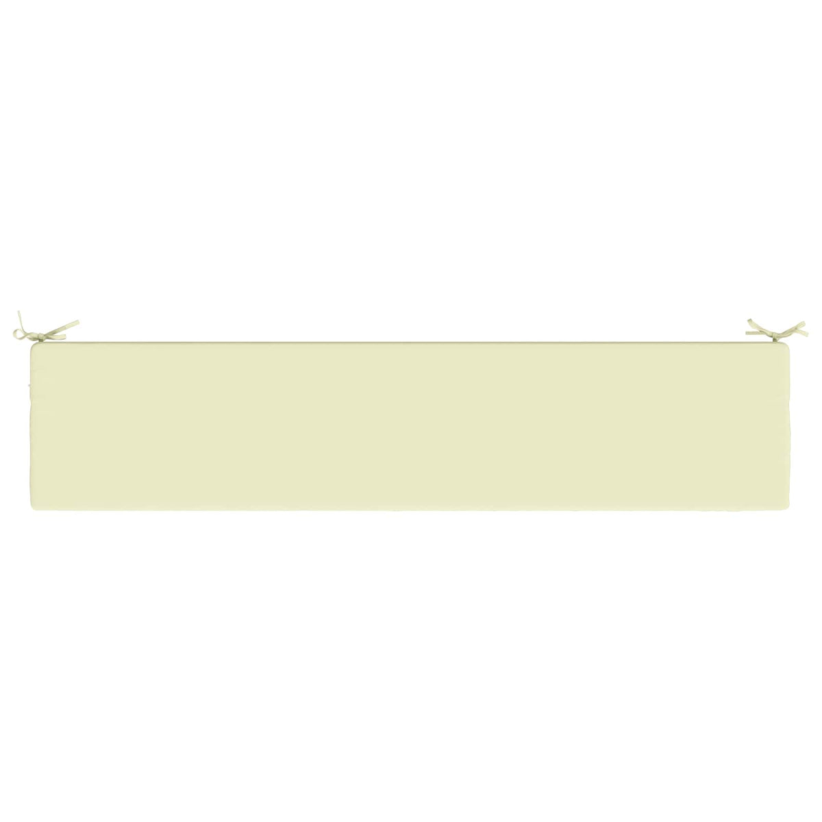 vidaXL 2-Piece Bench Cushions SOEST 2 pcs 100% Polyester Cream