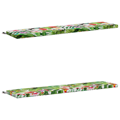 vidaXL 2-Piece Bench Cushions SOEST 2 pcs 100% Polyester Multicolour