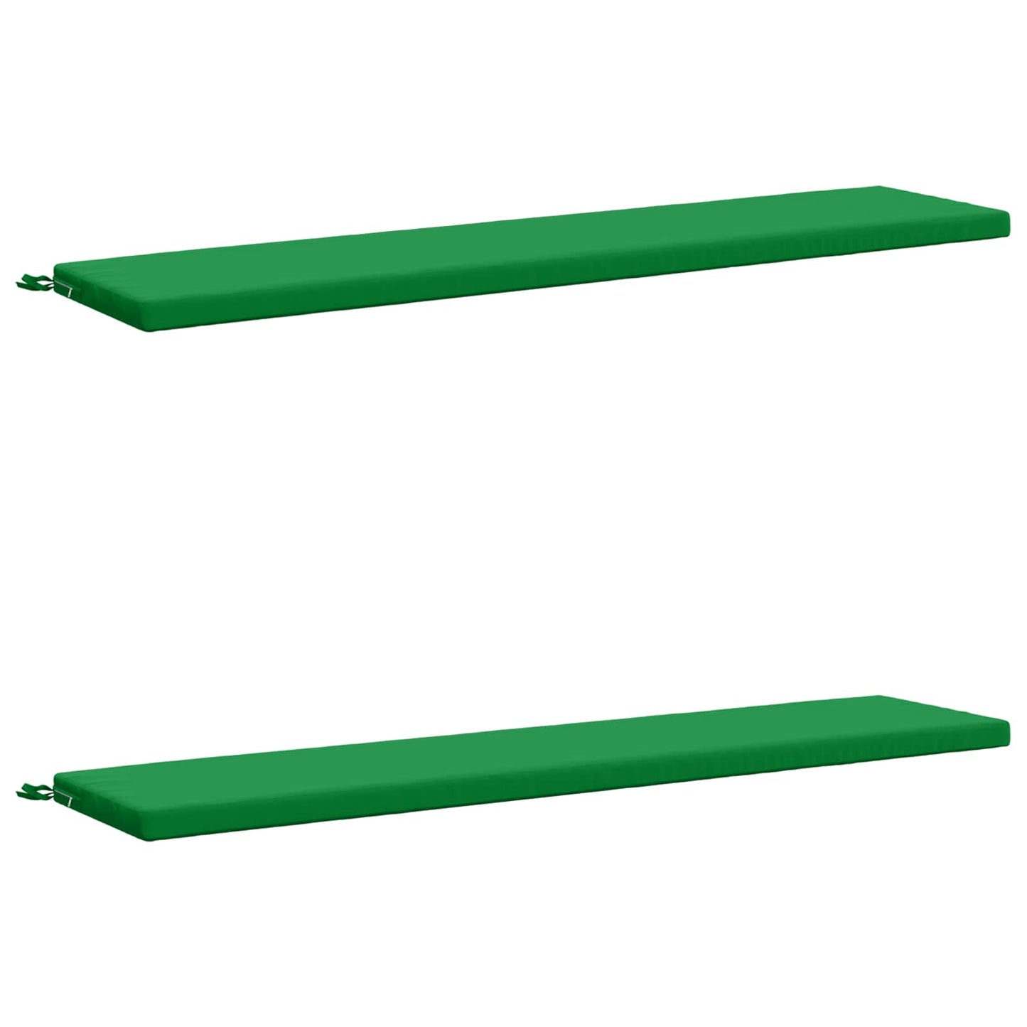 vidaXL 2-Piece Bench Cushions SOEST 2 pcs 100% Polyester Green