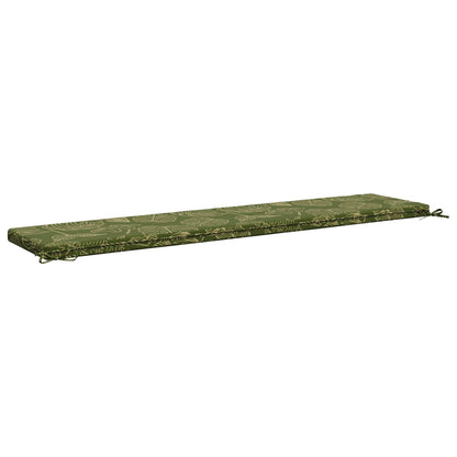 vidaXL 2-Piece Bench Cushions SOEST 2 pcs 100% Polyester Leaf Design