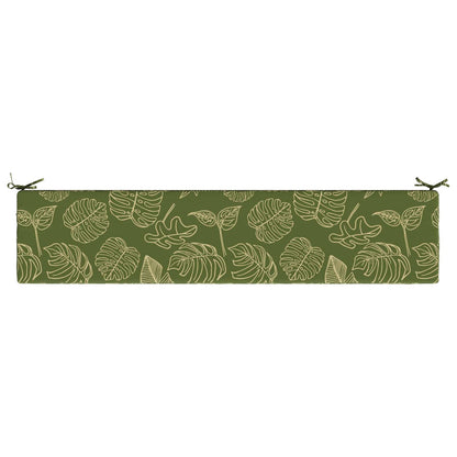 vidaXL 2-Piece Bench Cushions SOEST 2 pcs 100% Polyester Leaf Design