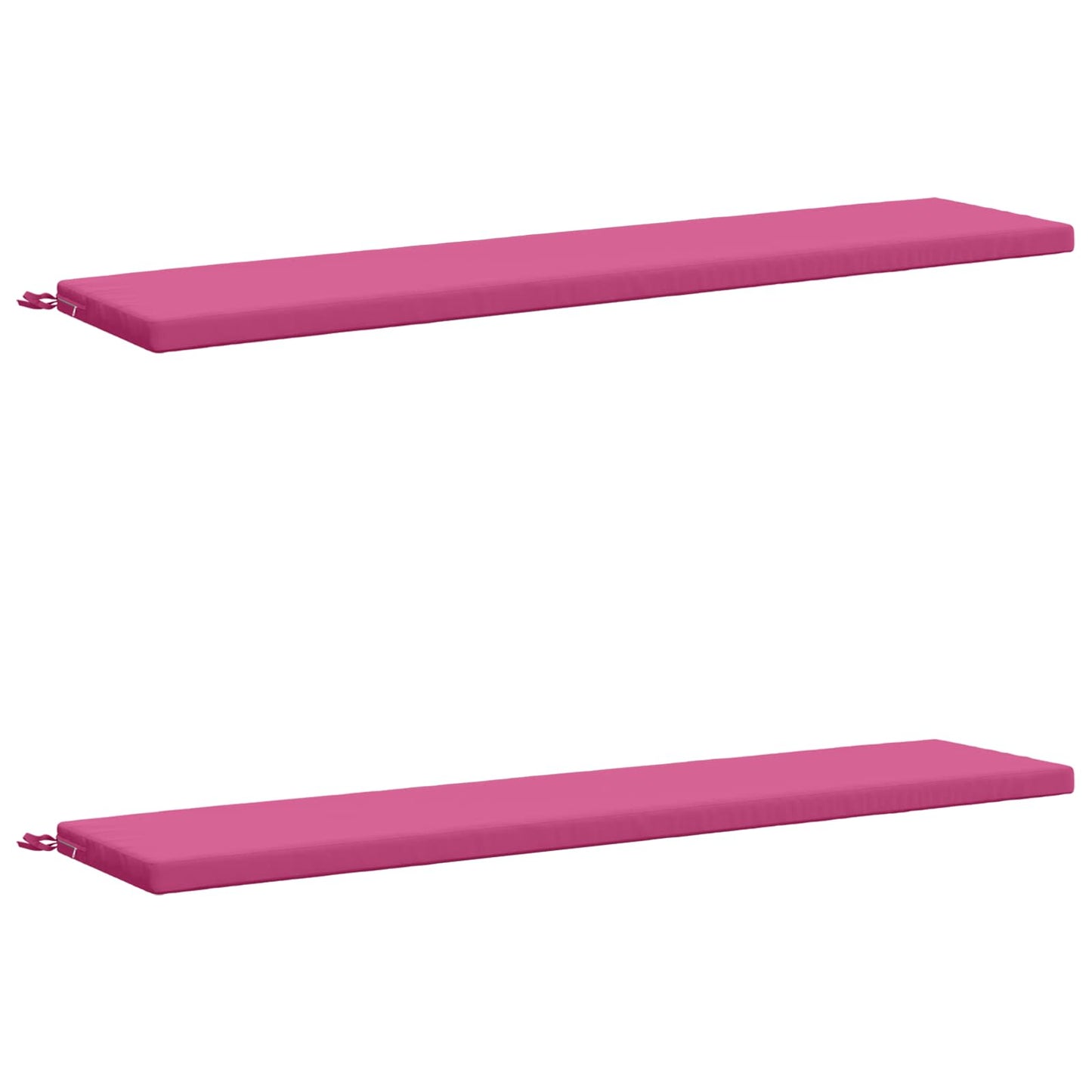 vidaXL 2-Piece Bench Cushions SOEST 2 pcs 100% Polyester Pink