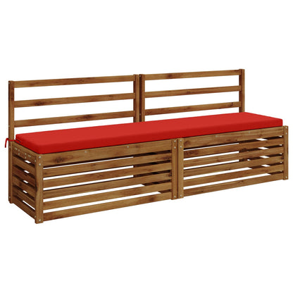 vidaXL Bench Cushion SOEST 100% Polyester Red 180 x 40 x 5 cm