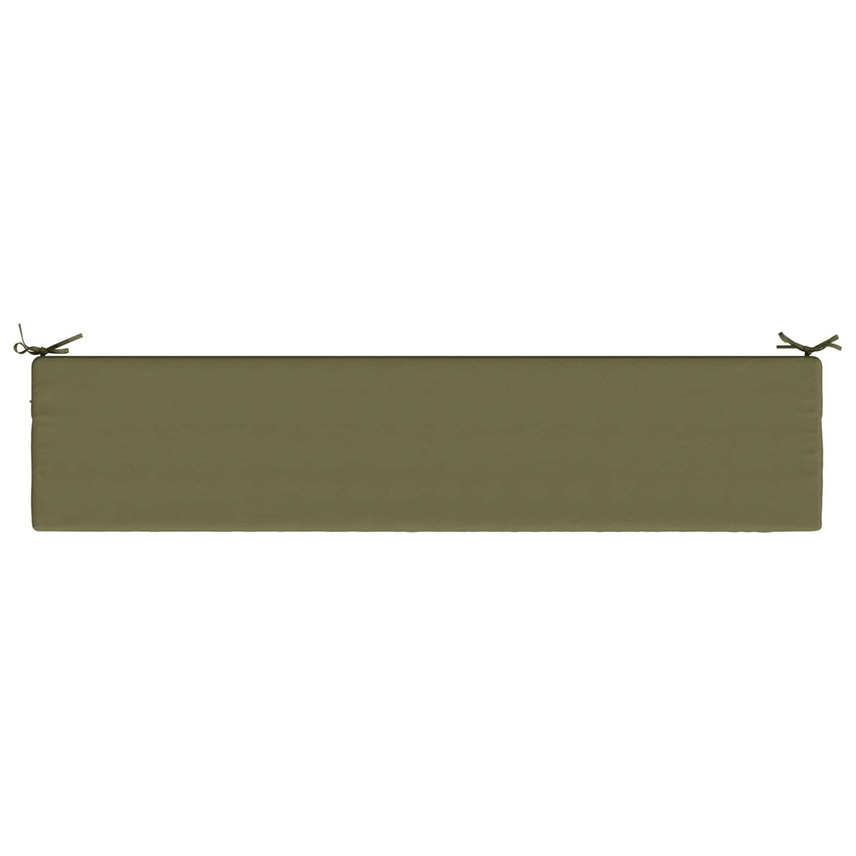 vidaXL 2-Piece Bench Cushions SOEST 2 pcs 100% Polyester Olive Green