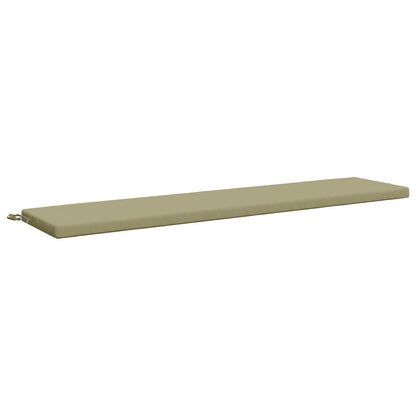 vidaXL 2-Piece Bench Cushions SOEST 2 pcs 100% Polyester Light Green