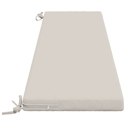 vidaXL 2-Piece Bench Cushions SOEST 2 pcs 100% Polyester White