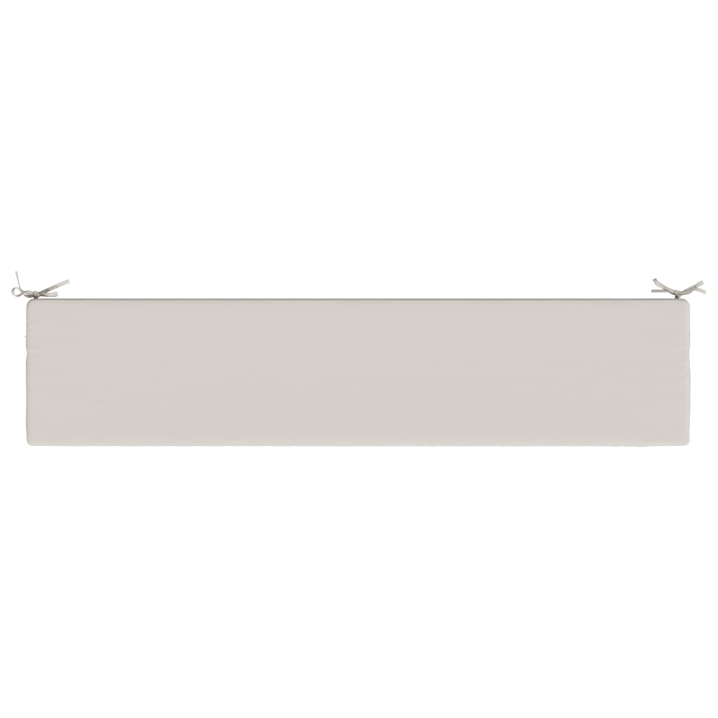 vidaXL 2-Piece Bench Cushions SOEST 2 pcs 100% Polyester White