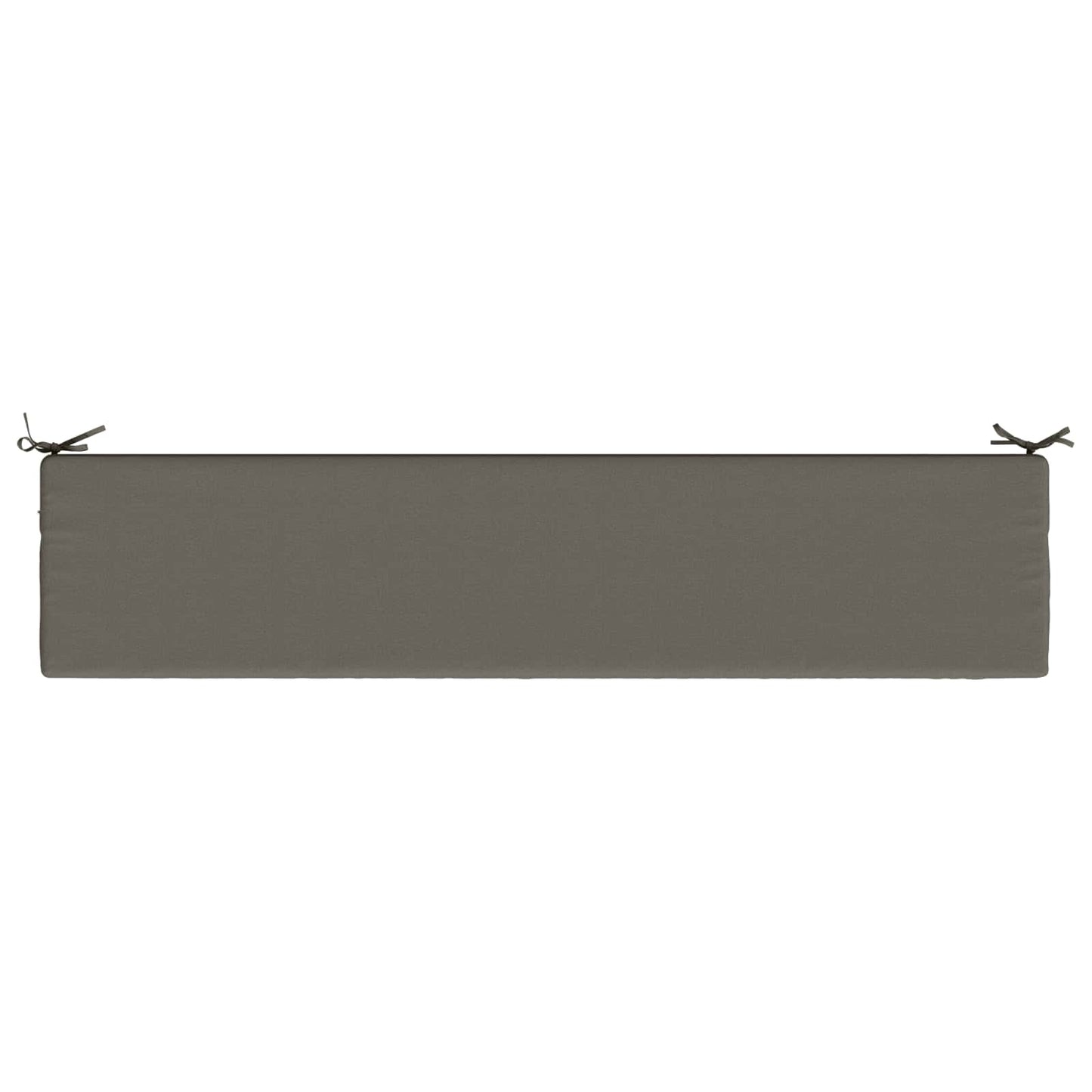 vidaXL Bench Cushion SOEST 100% Polyester Grey 200 x 40 x 5 cm