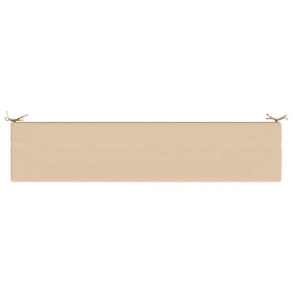 vidaXL 2-Piece Bench Cushions SOEST 2 pcs 100% Polyester Cream