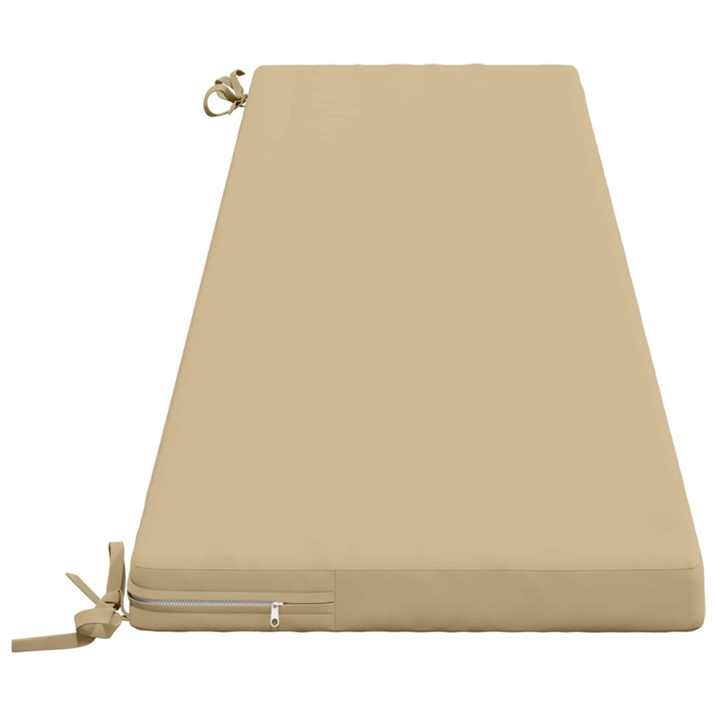 vidaXL Bench Cushion SOEST 100% Polyester Beige 200 x 40 x 5 cm