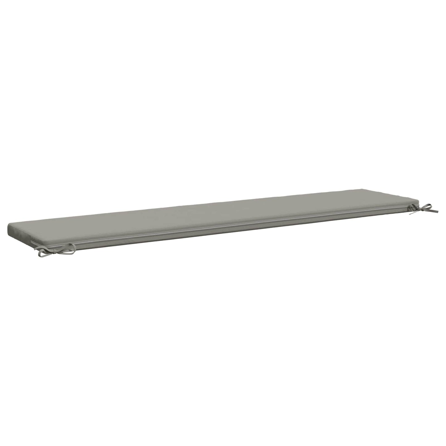vidaXL Bench Cushion SOEST 100% Polyester Grey 200 x 40 x 5 cm