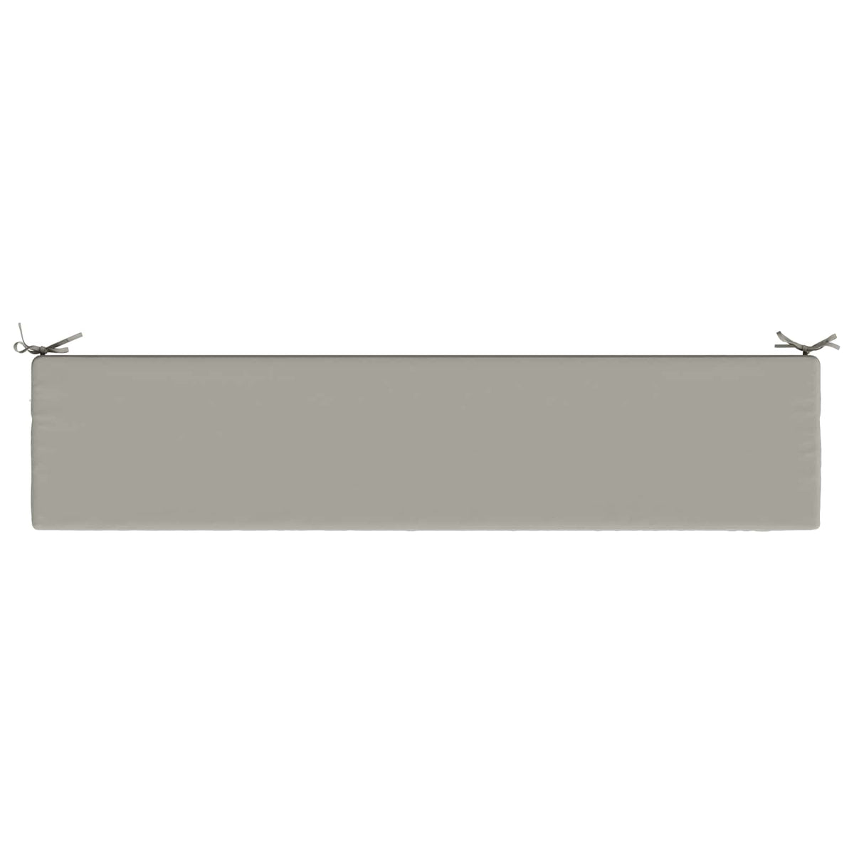 vidaXL Bench Cushion SOEST 100% Polyester Grey 200 x 40 x 5 cm