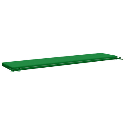 vidaXL Bench Cushion SOEST 100% Polyester Green 200 x 40 x 5 cm